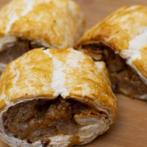 Pork & Mango Chutney Sausage Rolls