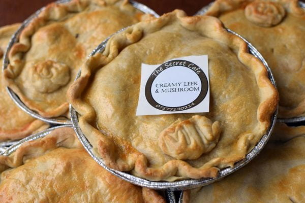 Creamy Leek & Mushroom Pie (v)