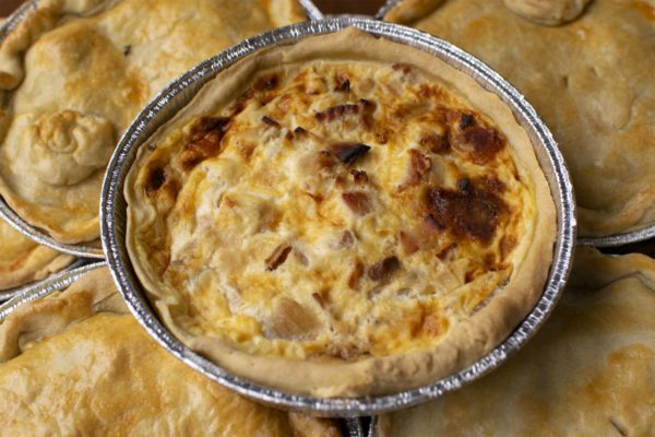 Smoked Bacon, Cheese & Onion Quiche