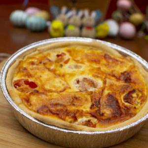 Brie & Cherry Tomato Quiche