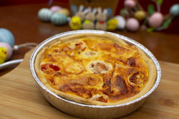 Brie & Cherry Tomato Quiche