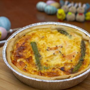 Salmon & Asparagus Quiche